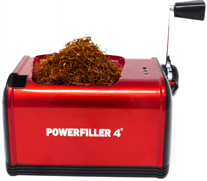 Powerfiller 4s XXL Elektrische Zigarettenstopfmaschine Rot