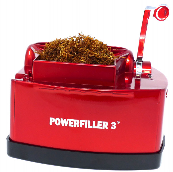 Elektrische Zigarettenstopfmaschine Powerfiller 3S rot Metall